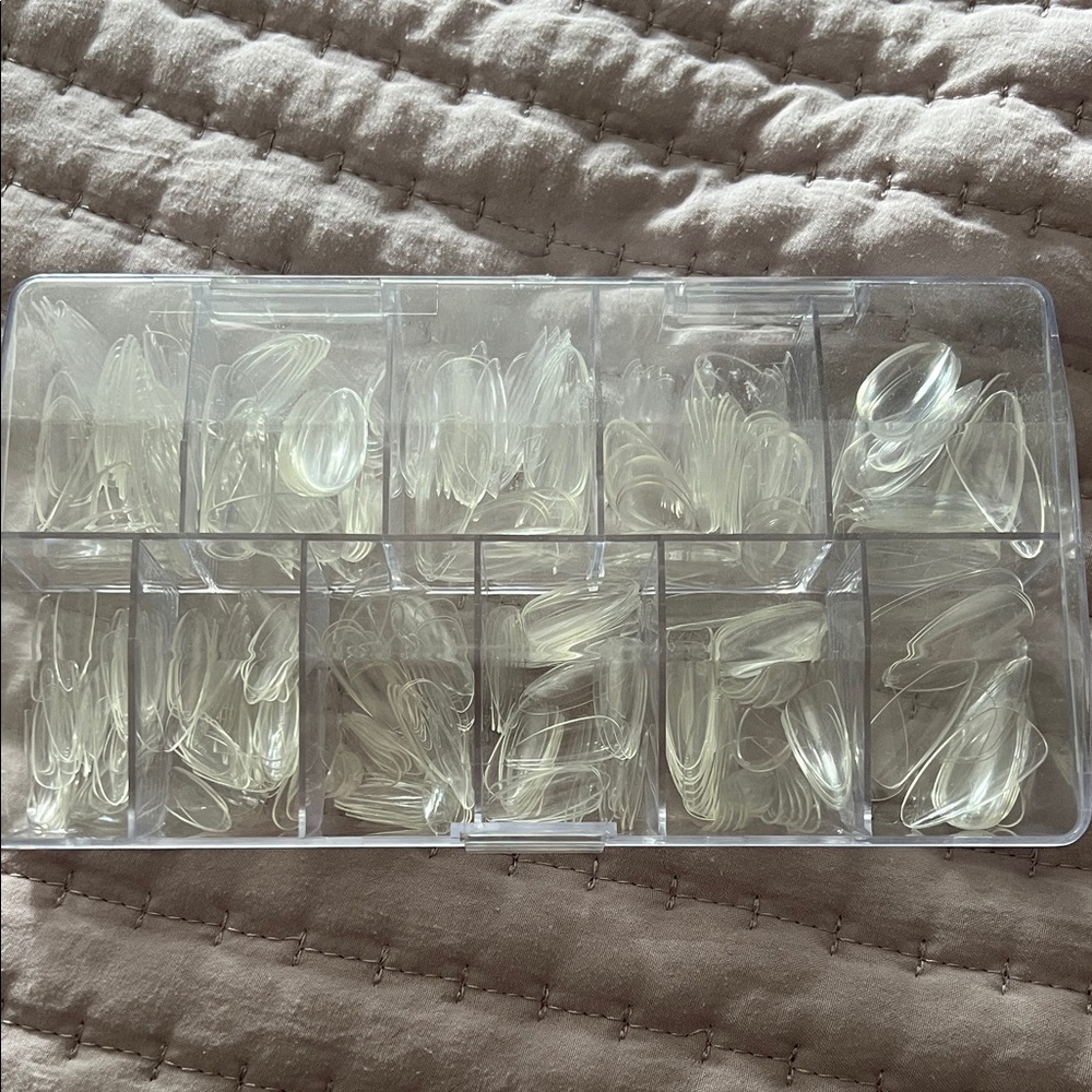 Clear Nail Tips Set